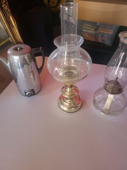 Vintage Lamps & Coffee Pot