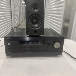 Integers DRX-2.4 7.2 Home Theater Receiver Dolby Atmos, Wi-Fi, Bluetooth No Remote. Used in good condition with some cosmetic blemishes. These blemish