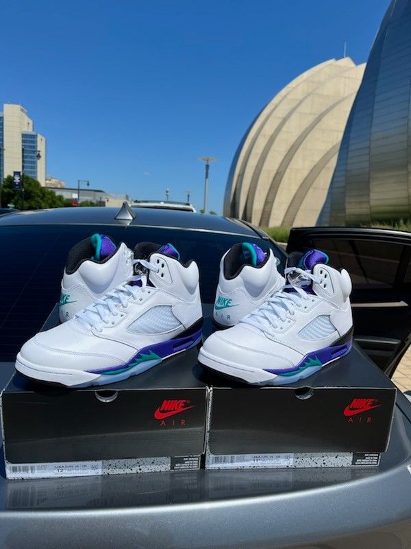 Jordan 5s Grape