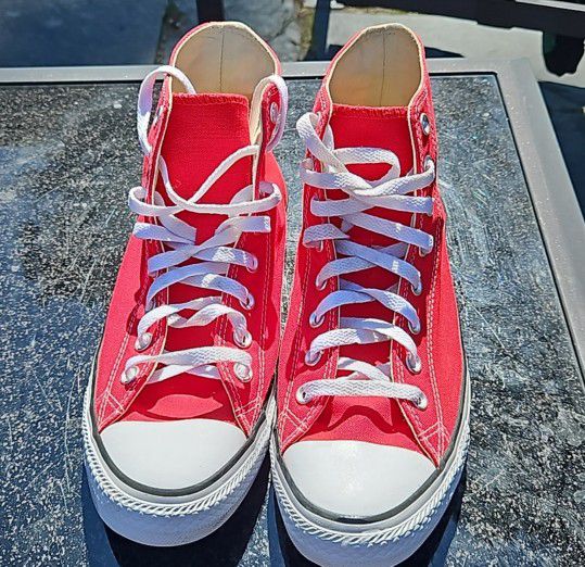 Red Converse Chuck Taylors