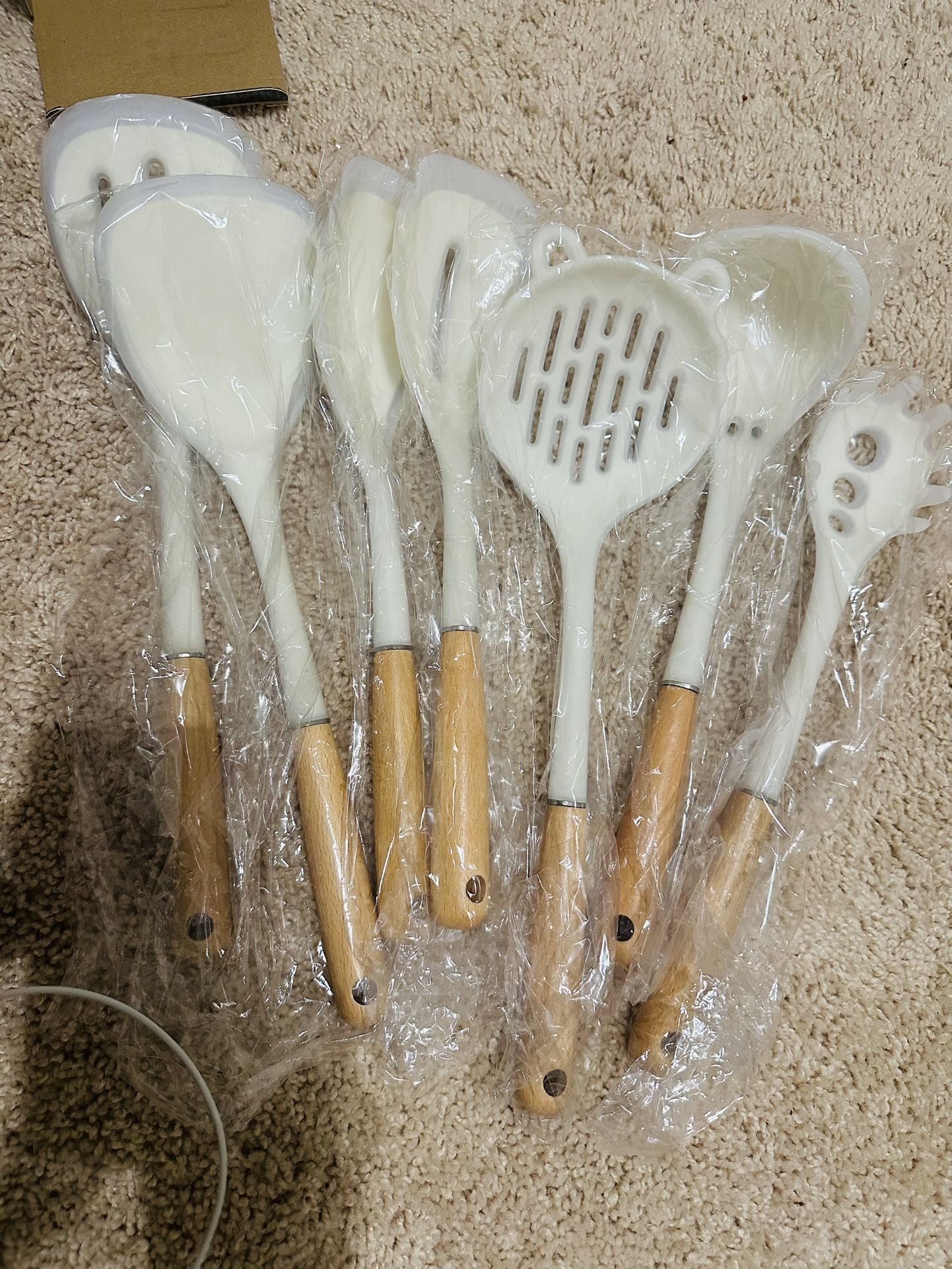 Silicon Cooking Utensils Set, Non Stick, Spatula, Spoons