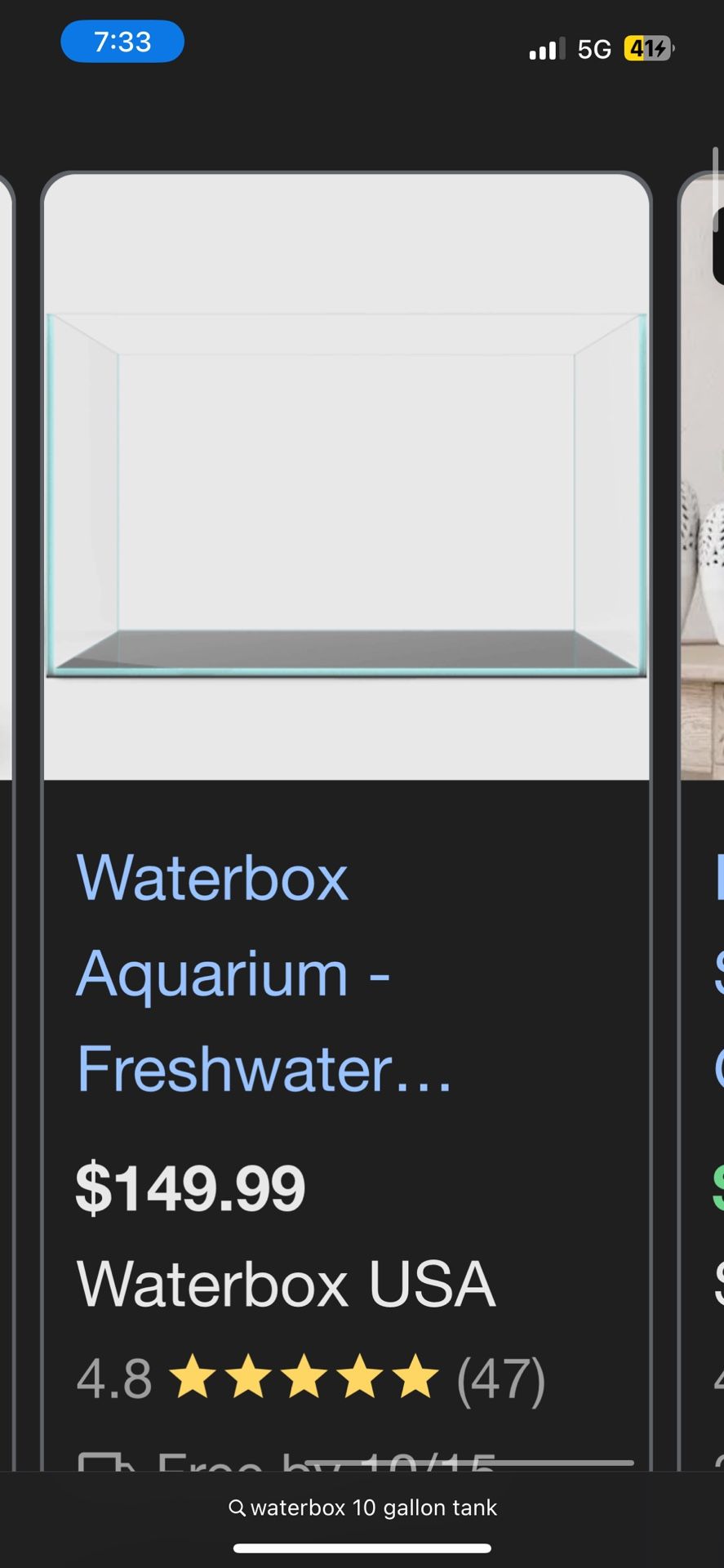 Waterbox 10 Gallon Aquarium