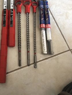 Hilti anchor bits and rebar cutter