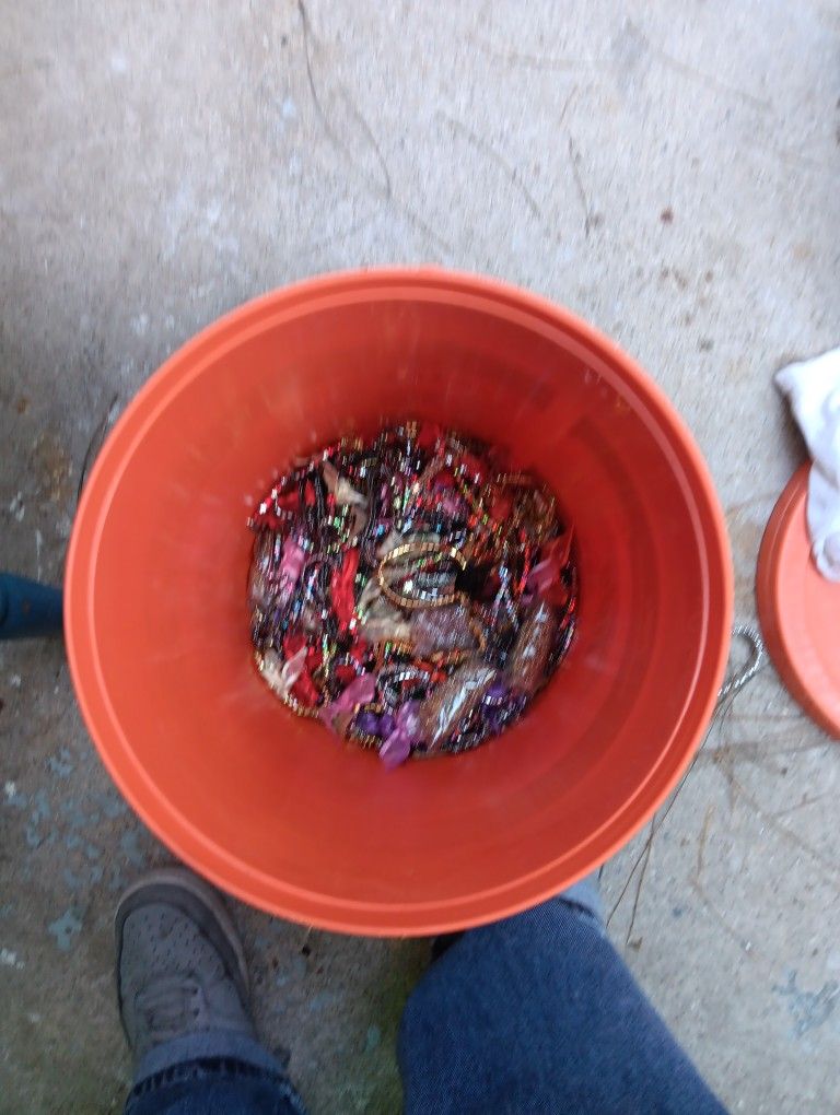 A Lot Of Bracelet And Beads