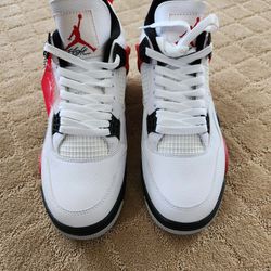 Jordan 4 Red Cement Shoes Size 10