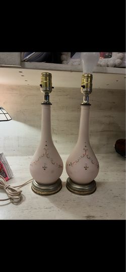 Vintage mid century lamps