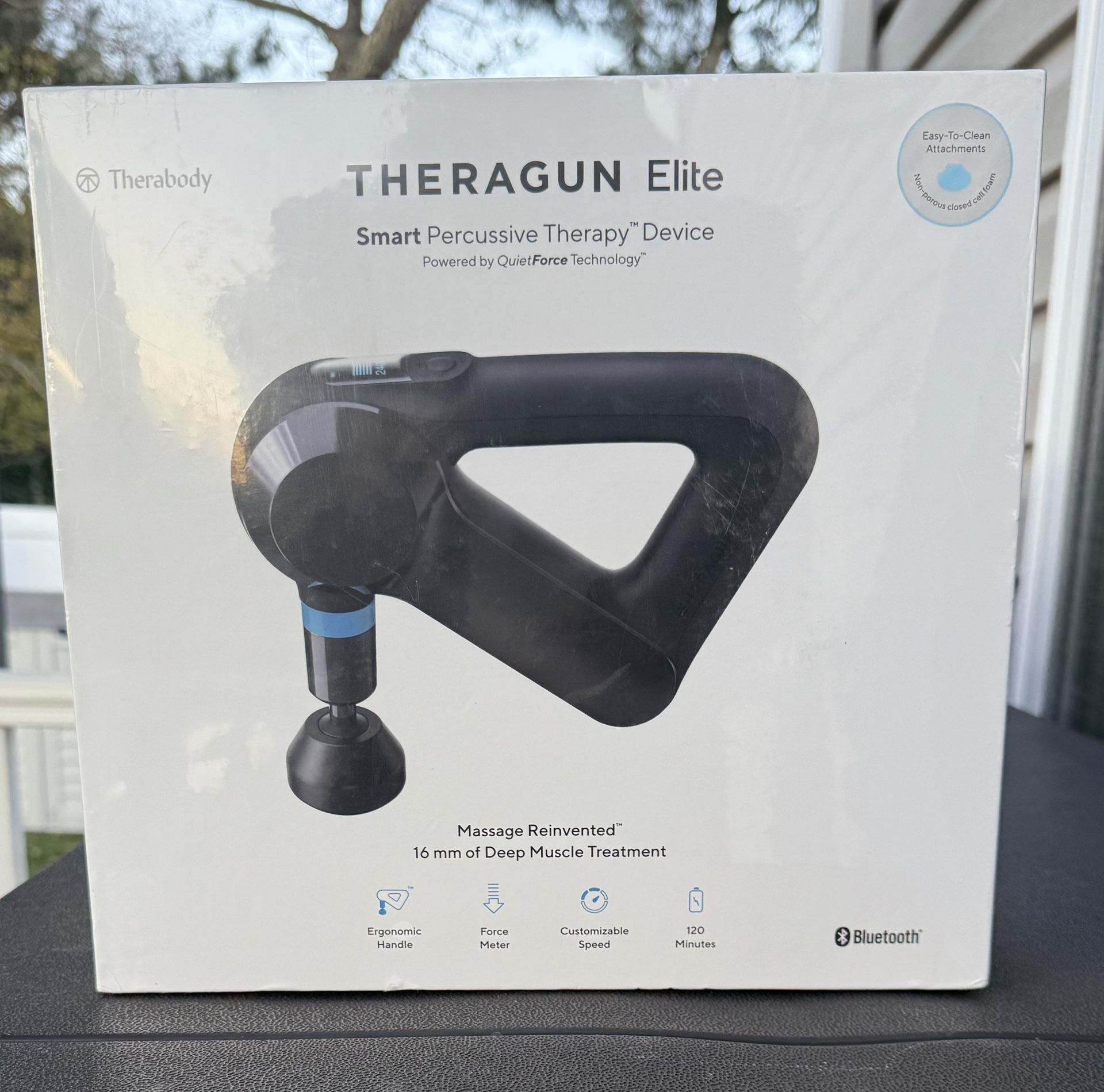 Theragun Elite Percussive Therapy Massage Gun Device Black G4-ELITE-PKG-BLK