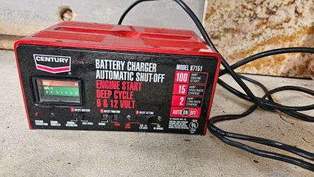Century Welders Battery Charger — 2/6 Amp, 6/12 Volt