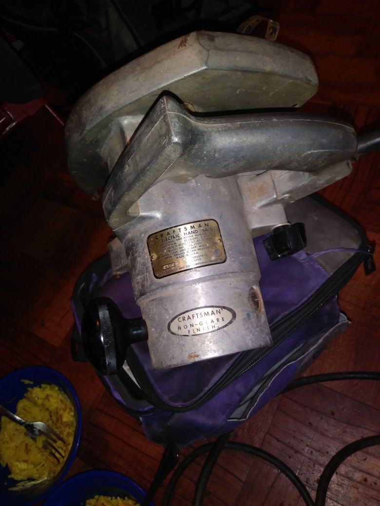1960s sears craftsnan saw.