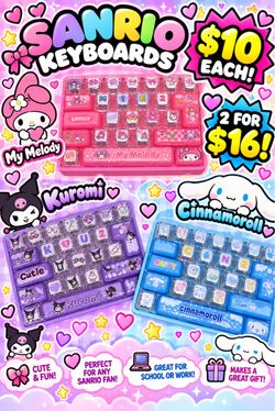 Sanrio fidget keyboard