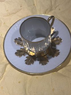 Tea cup 24k gold