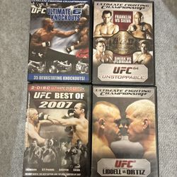 UFC DVD Lot – Ultimate Knockouts 6, Best of 2007, Liddell vs Ortiz 2