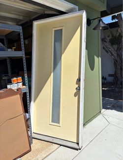 midcentury modern prehung door