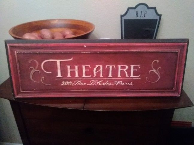 Solid Wood With Artiest Information Home Decor Sign