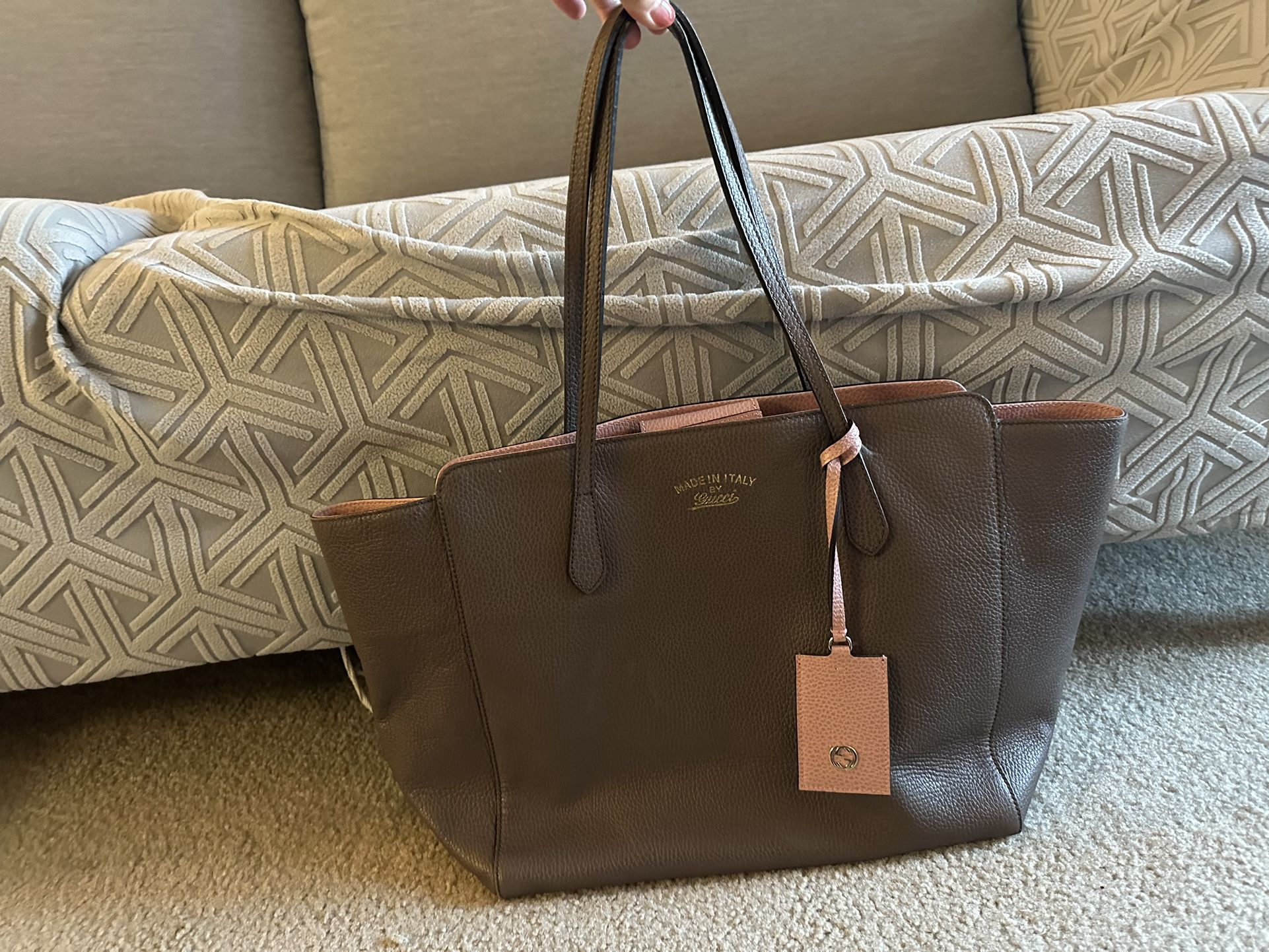 Gucci Brown/Pink Tote