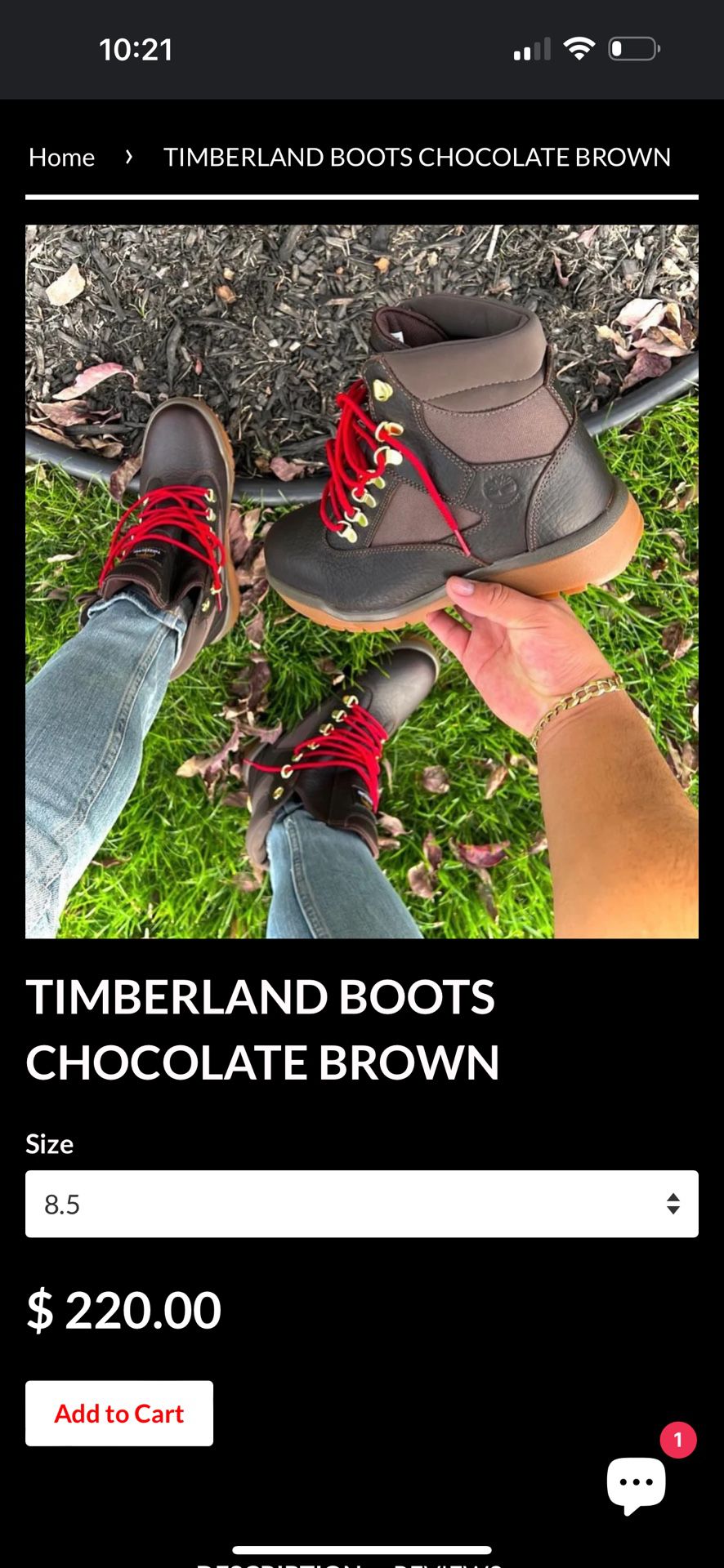 Brown Leather Boots Timberland 