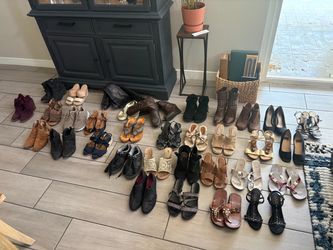 Huge lot of woman’s shoes sizes 7 7.5 8