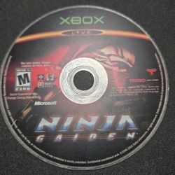 Ninja Gaiden (Microsoft Xbox, 2004) Original Tecmo Game Disc Only TESTED