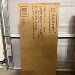 Red Vintage Kids Play Kitchen