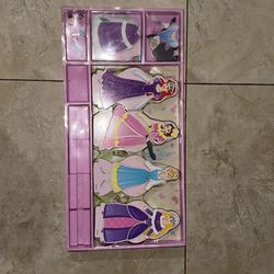 Melissa and Doug Disney Princess Dress-up wooden dolls