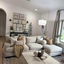 Living Spaces sectional sofa