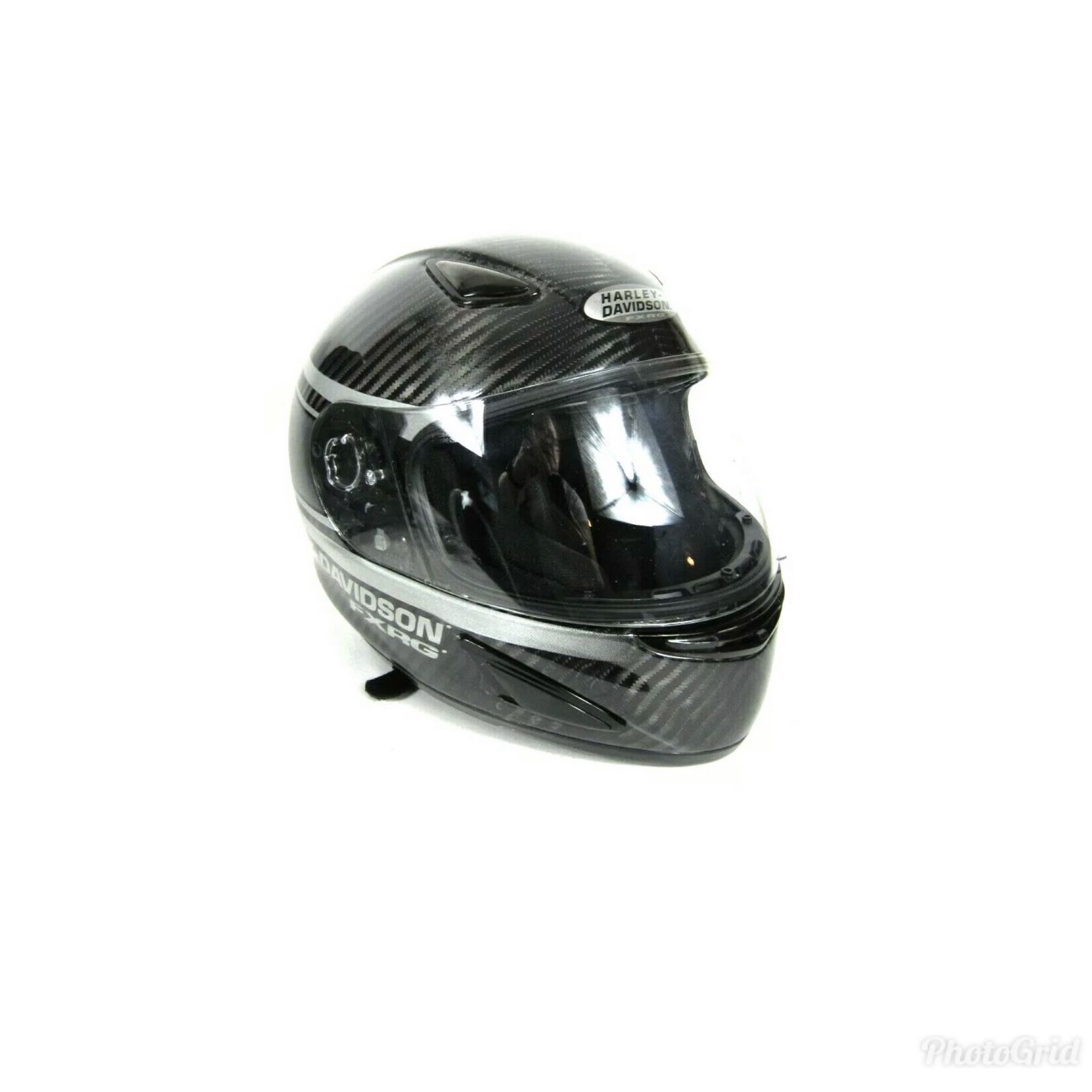 Harley Davidson FXRG, Full Face Carbon Fiber Helmet Size Medium With Bag