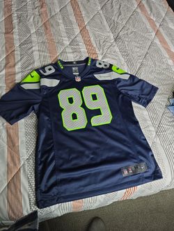 Signed Seahawks Dissly Jersey