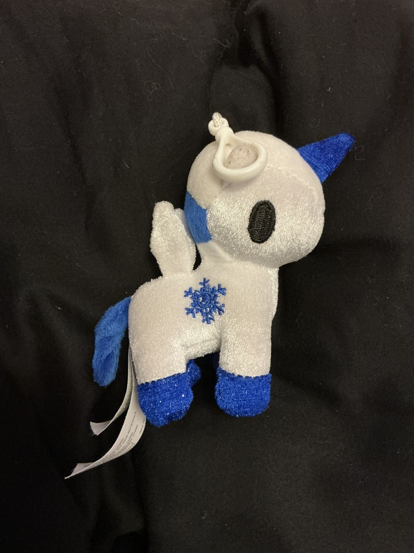 Tokidoki Unicorno 4” Frosty Snowflake Plush Keychain