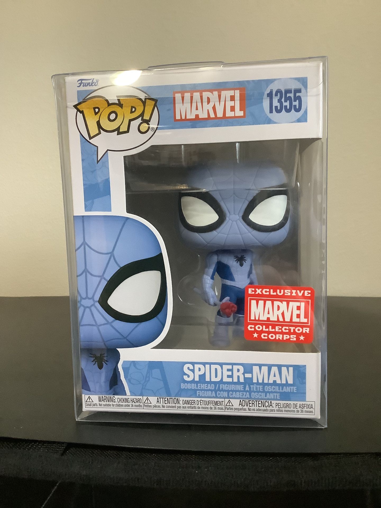 Funko POP! Spider-Man Blue - Marvel Collector Corps Exclusive