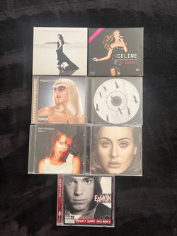 Lot of 7 CDs – Sarah McLachlan, Celine Dion, Gwen Stefani, Adele & More