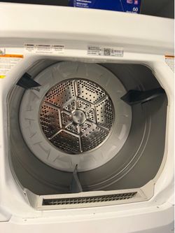 GE washer & dryer unit.