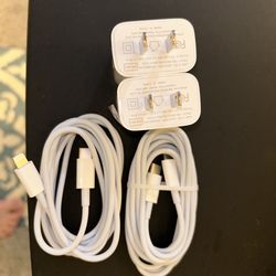 Brand new lightning fast certified iPhone chargers 2 pack