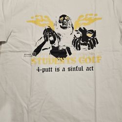 Students Golf T Shirt Size Medium