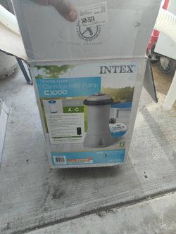 Intex Aboveground Pool Punp