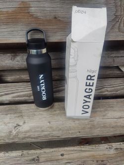 H2 go stainless steel insulated water bottle