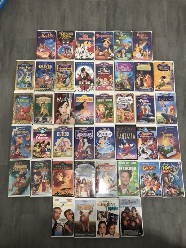 Lot of 42 Disney VHS tapes! Collectibles for Sale in Fort Lauderdale