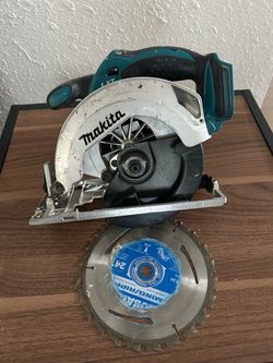 FREE Makita 18V 6-1/2" Cordless Circular Saw (Tool Only - No Battery)