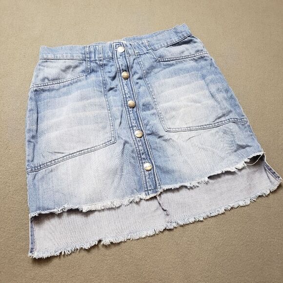 Bella Dahl High Low Mini Skirt Size 28 distressed