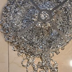 Plastic 
Sprial large chandelier
