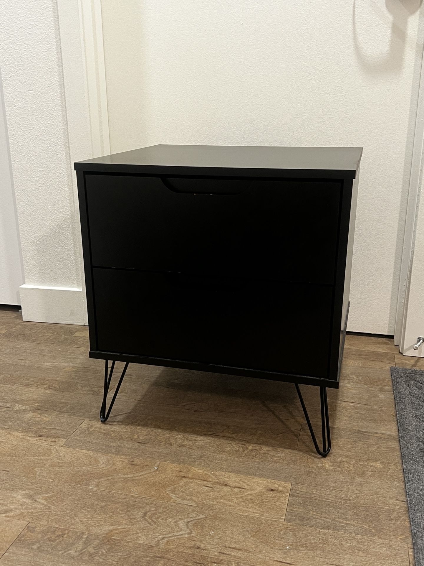 black side table