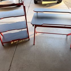 Computer Desk With Matching Shelf 