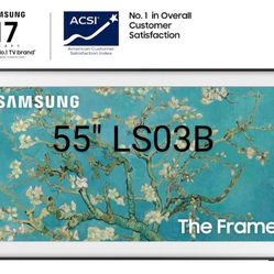 SAMSUNG 55 " INCH QLED FRAME 4K SMART TV LS03B ACCESSORIES INCLUDED 