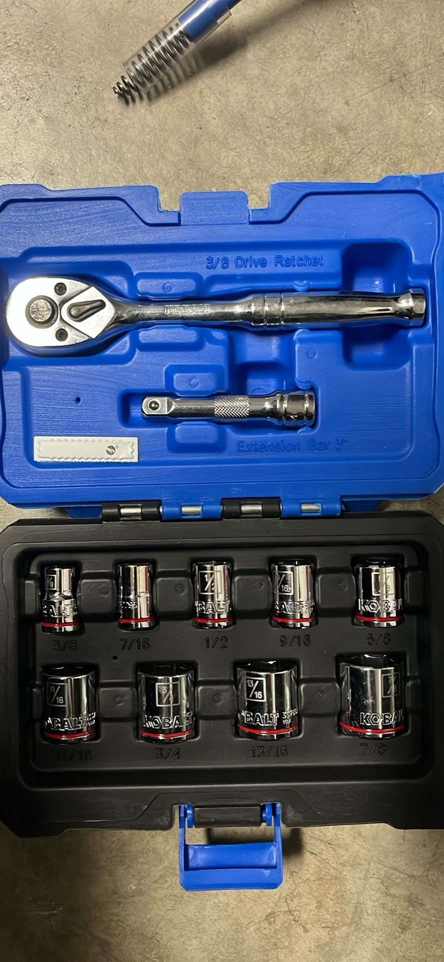 Kobalt Socket Set— New!!