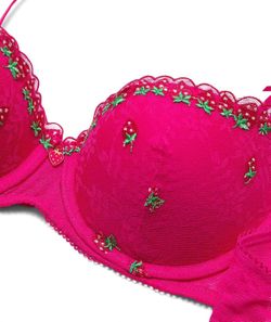 Victoria's Secret Strawberry Lace Bra