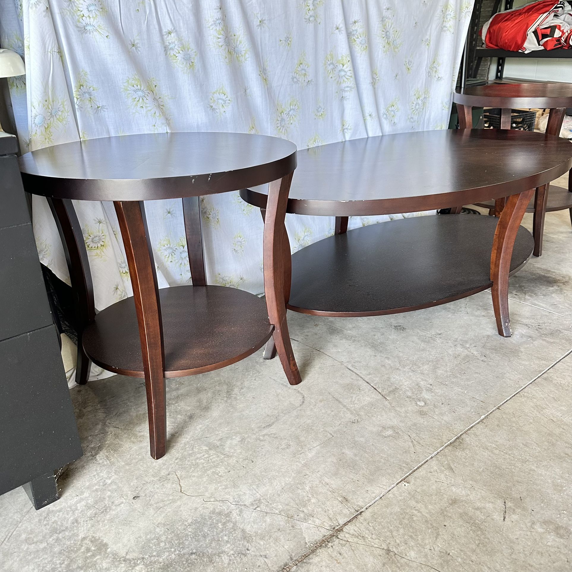 Coffee Table with End Tables