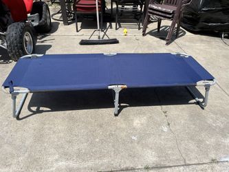 Folding Bed Camping Cot ($20OBO).(photo is Sample)
