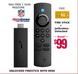 Amazon Unlocked Fire stick With Redzone for Sale in Las Vegas NV OfferUp