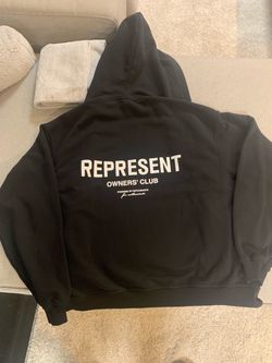 New Represent zipper hoodie size large $150