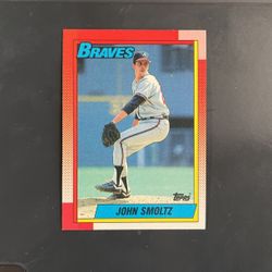 John Smoltz 1990 Topps #535 Atlanta Braves