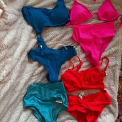 New With Tags Swimsuit Bundle Size Small | Bikinis + One Piece